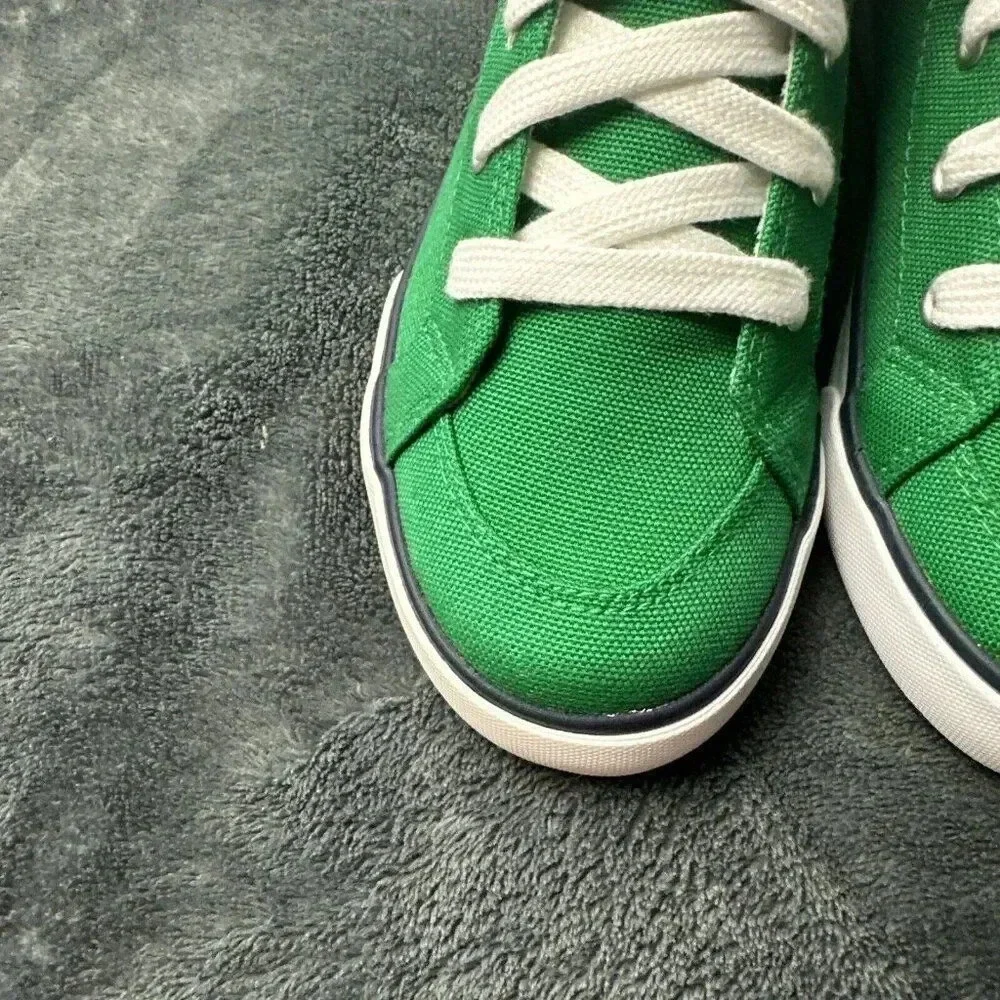 Polo Ralph Lauren Kelly Brisbane Hi 91718 Kids Sneaker Green Size 1 New